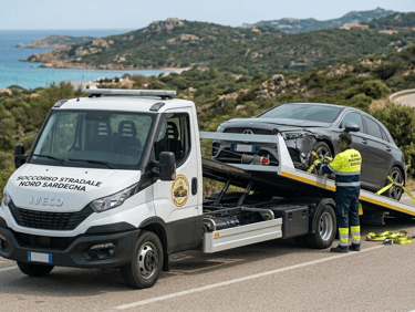 Carroattrezzi soccorso stradale Olbia, towing service and roadside assistance, Abschleppdienst Gallu