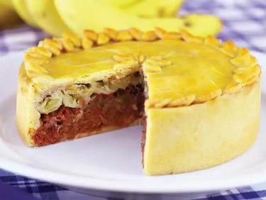 Pastelão Assado de Carne Seca Low Carb