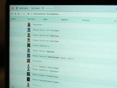 Crisp un-cropped screenshot of PostgreSQL database schema with user profiles and billing states, dark moody developer photography, neon mint highlights