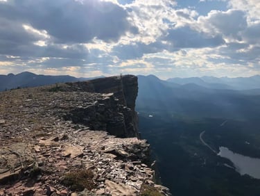Table Mountain, the ultimate view on the summit, waterton park