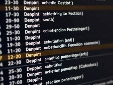 Macro shot of terminal window with active cybersecurity penetration testing logs, dark mode, sharp white text, subtle amber accent lines.