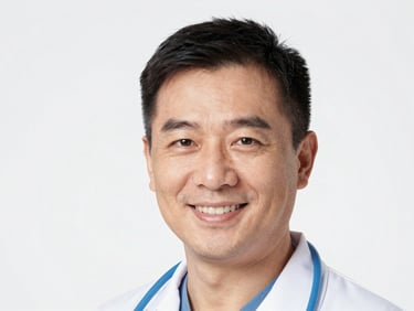 Professional headshot of Law Yin Chung, smiling, clean studio lighting