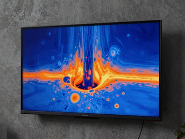 Infrared thermal imaging screen displaying heat signatures of a hidden water leak behind a concrete wall, high contrast blue and orange colors