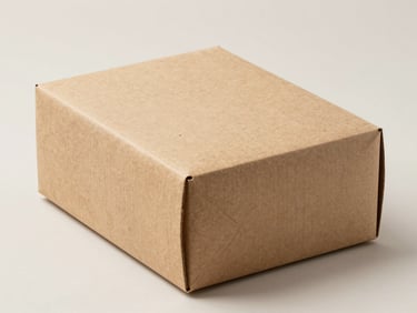 Protective packaging or enclosure product photographed at 45-degree angle against neutral off-white background, studio strobe lighting, sharp detail on surface texture and form, no lifestyle elements