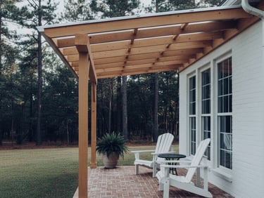 alt="Awning build in Nacogdoches TX"