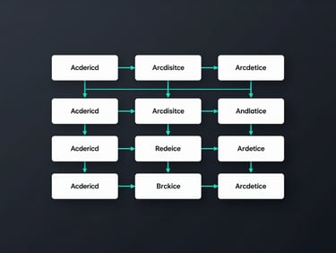 Stylized vector diagram of a clean Android app architecture showing direct hardware access layers, cybernetic teal lines on a deep charcoal background, technical typography.