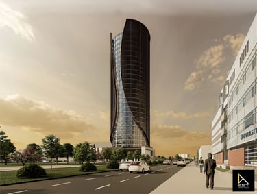 Proiect cladire tip turn - Bucuresti