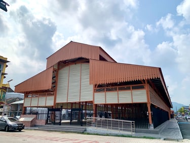 refurbished taiping central market building entrance