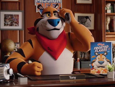 Tiger for Frosted Flakes, 2022
