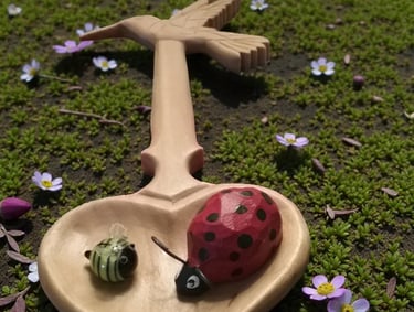 Rick Krusinski hand carved spoon 