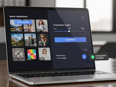 Image Compressor-free online tool to compress images and reduce file size while maintaining quality.