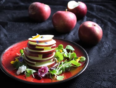 crisp Empire Apples salad
