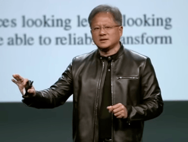 Jensen Huang at GTC2016 saying we decide to be all in on AI