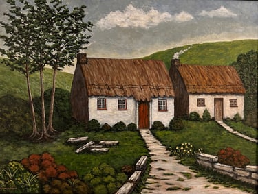 Neighbours  2024 Acrylic on canvas, 18 x 24 inches  $335