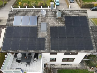 Hebertsfelden Fa. Prinz IBC MonoSol GOODWE Lynx 10 kWh GOODWE 9,57 kWp 2025 Hausdach