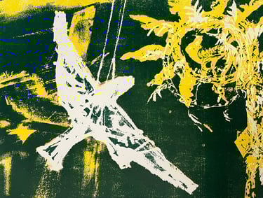 Screen print - Artificial hawk