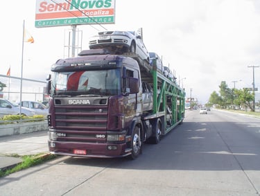 Transportadora de Veículos Confiavel, Carreta Cegonha com Seguro, Transporte de Veículos, Cegonheira