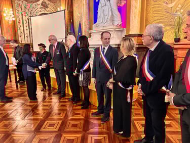 English Architect Nita Sharma practicing in France at her French Nationality ceremony