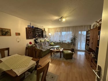 unrenoviertes Wohnzimmer