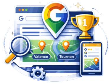 Expert en SEO local à Valence et Tournon : Montechinformatique optimise votre visibilité sur Google Maps et les recherches.