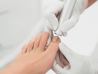 Pedicure curativo professionale per la salute e il benessere dei piedi