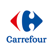 Logo officiel de Carrefour représenté par un C avec fleche rouge et fleche bleue sur les cotés