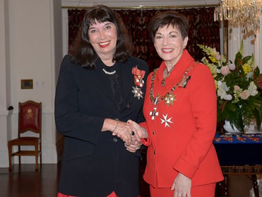 Dame Catherine Healy and Dame Patsy Reddy 2018