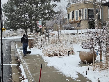Snow shoveling and snow removal