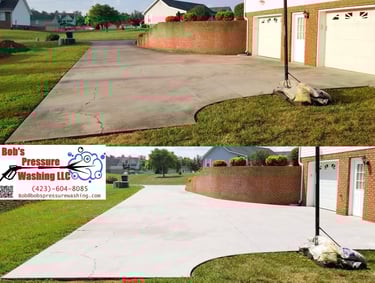 Concrete Driveway cleaning in Russellville, Tn 37860 near me by Bobs Pressure Washing LLC in Bulls Gap, Tn 37711 3