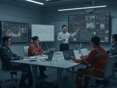 Ingenieros dando una capacitación