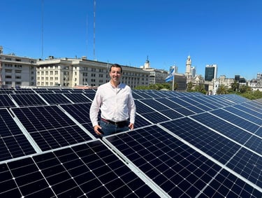 Instalación solar - Casa Rosada