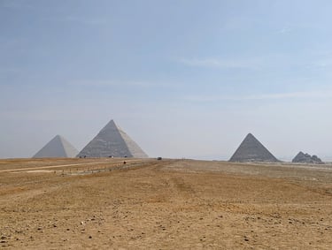 Pyramids of Giza in Egypt