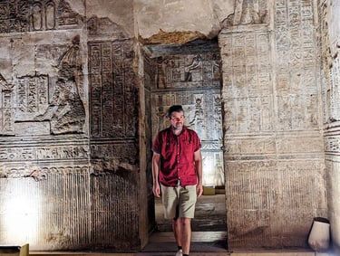 Temple of Hathor or Dendera Temple in Qena, Egypt
