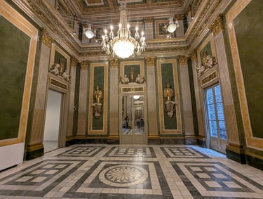 Inside the Picasso Museum in Barcelona