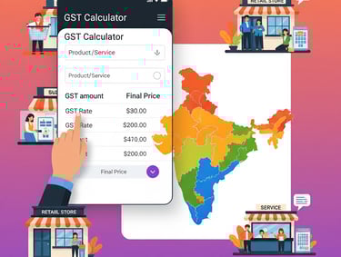 ToolPyx GST Calculator – free online GST calculation tool for India with accurate tax breakdown.