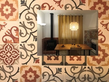 foto wandtegels en keuken appartement