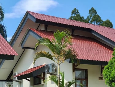 Genteng uPVC Royal Roof untuk Villa Pribadi di Bandung Jawa Barat