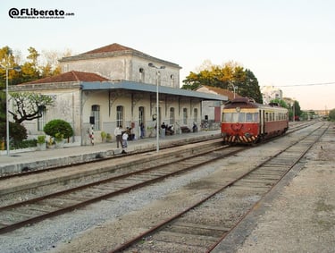 Estação de Cantanhede linha da Beira Alta ano 2002