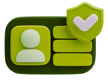 Contact 3D element for SEO and web design services