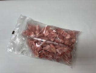 vakuumiertes Produkt, tiefgekühlte Fleischstücke; Rindfleisch