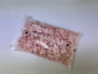 vakuumiertes Produkt, tiefgekühlte Fleischstücke; Huhn