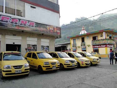 paradero transporte de taxis en Cajamarca 