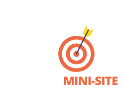 Logotipo da Ajot Site com a letra “o” representada por um alvo com flecha centralizada, simbolizando