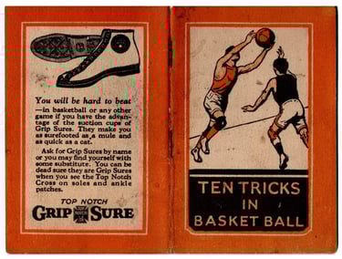 1924 Top Notch Grip Surer Basketball Shoes Booklet