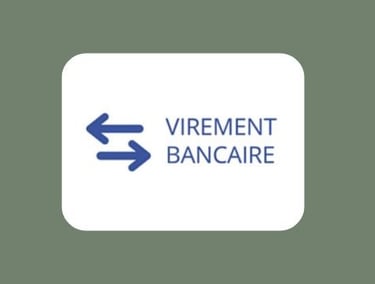logo moyen de paiement virement bancaire