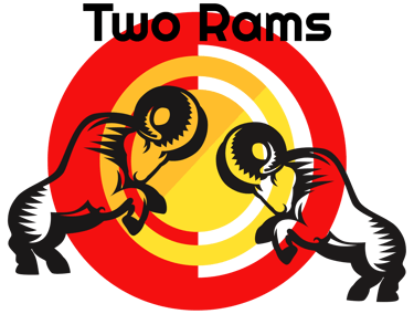 two rams junk removal services logo
