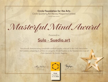 Masterful Mind Award certificate