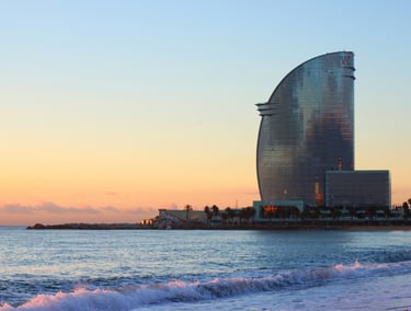Barceloneta Beach in Barcelona