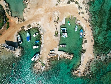 Larnaca and Paphos travel destination, scenic beach shore