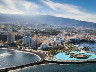 Tenerife island in the Canary Islands, a popular European winter sun destination